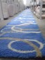Высоковорсная ковровая дорожка Shaggy Gold 8018 blue - высокое качество по лучшей цене в Украине - изображение 1.